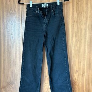 Reformation Cropped Wide Leg Jeans